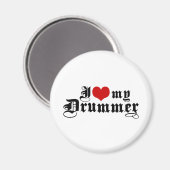 Ik hou van mijn drummer magneet (Voorkant / Achterkant)
