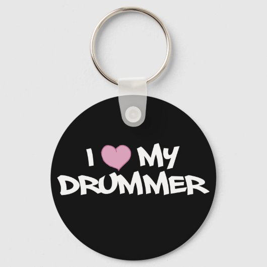 Ik hou van mijn drummer sleutelhanger (Voorkant)
