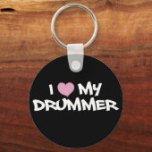 Ik hou van mijn drummer sleutelhanger (Voorkant)