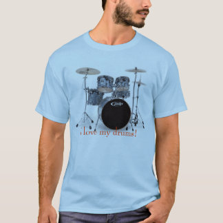Ik hou van mijn drums. t-shirt