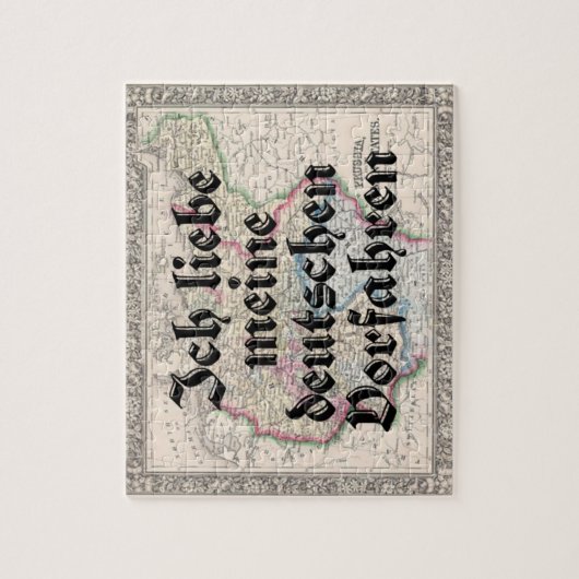 Ik hou van mijn Duitse ancestoren | Aangepaste puz Legpuzzel (Verticaal)
