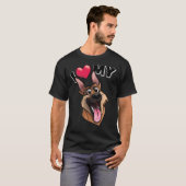 Ik hou van mijn Duitse herder! 122 T-shirt (Voorkant volledig)