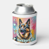 Ik hou van mijn Duitse herder Blikjeskoeler (Blikje Voorkant)
