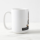 Ik hou van mijn Duitse herder Koffiemok (Links)