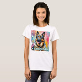 Ik hou van mijn Duitse herder T-shirt (Voorkant volledig)