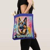 Ik hou van mijn Duitse herder Tote Bag (Dichtbij)