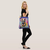 Ik hou van mijn Duitse herder Tote Bag (Op model)