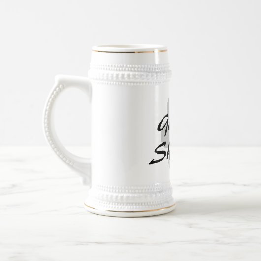 Ik hou van mijn Duitse herderdehandschrift Bierpul (Links)