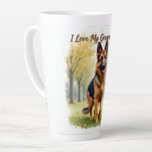 Ik hou van mijn Duitse Herders Latte Mok