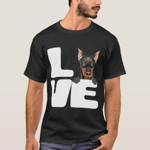 Ik hou van mijn Duitse Pinscher Dog T-shirt
