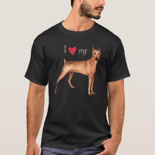 Ik hou van mijn Duitse Pinscher T-shirt