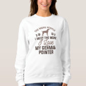 Ik hou van mijn Duitse Pointer Trui (Voorkant)
