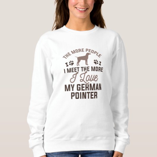 Ik hou van mijn Duitse Pointer Trui (Voorkant)