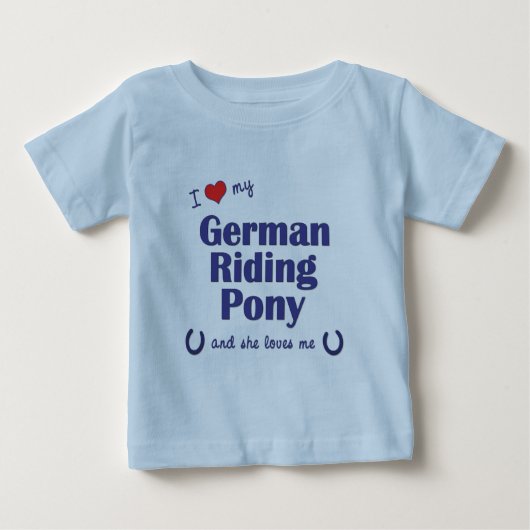 Ik hou van mijn Duitse Pony (Vrouw Pony) (Voorkant)