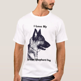 Ik hou van mijn Duitse Shepherd Dog T-shirt