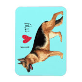 Ik hou van mijn Duitse Shepherd Magneet (Verticaal)