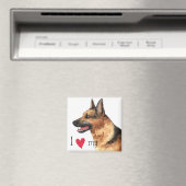 Ik hou van mijn Duitse Shepherd Magneet (Insitu (Vaatwasser))