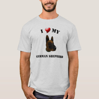 Ik hou van mijn Duitse Shepherd T-Shirt
