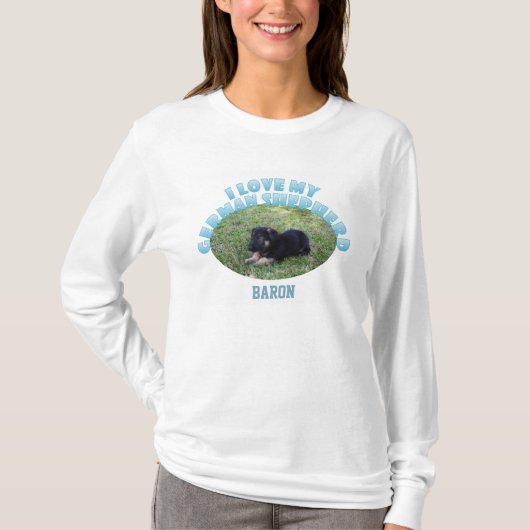 Ik hou van mijn Duitse Shirt Shepherd (Voorkant)