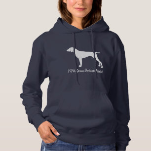 Ik hou van mijn Duitse shorthaired pointer Hoodie