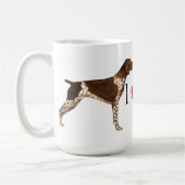Ik hou van mijn Duitse Shorthaired Pointer Koffiemok (Links)