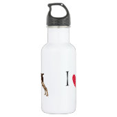 Ik hou van mijn Duitse Shorthaired Pointer Waterfles (Achterkant)