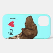 Ik hou van mijn Duitse Staande Hond Case-Mate iPhone Case (Achterkant (horizontaal))