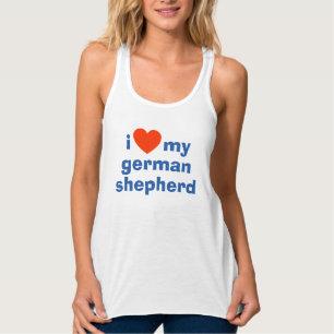 Ik hou van mijn Duitse Tanktop Shepherd