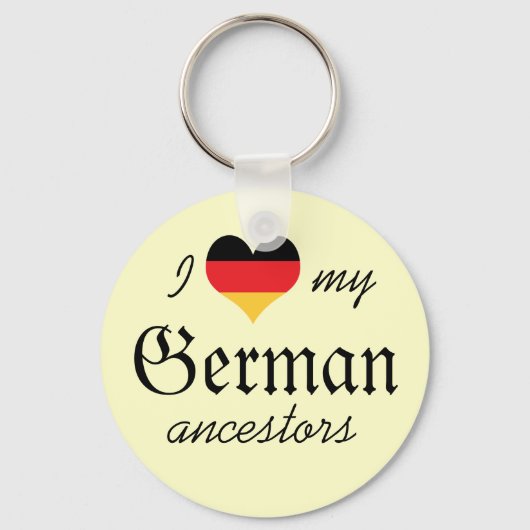 Ik hou van mijn Duitse voorouders Sleutelhanger (Voorkant)