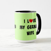 Ik hou van mijn Duitse vrouw Mok (Voorkant rechts)