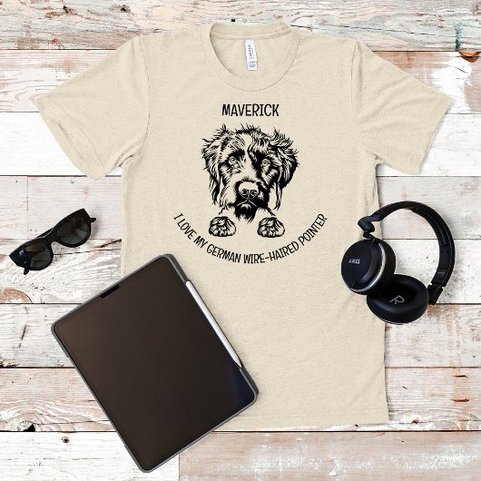 Ik hou van mijn Duitse wierpointer T-shirt