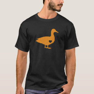 Ik hou van mijn duivelse Oranje eenden Fowl Farmer T-shirt