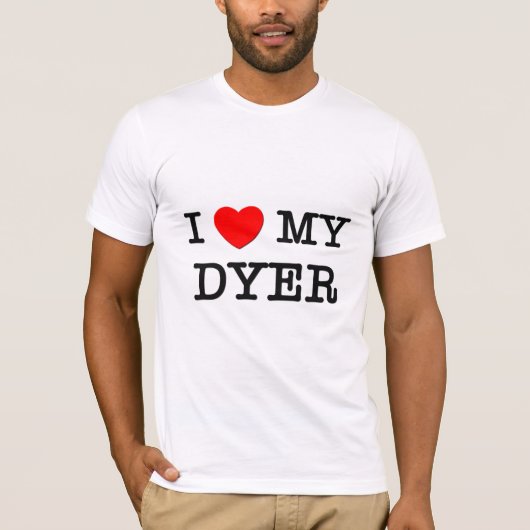 Ik hou van mijn DYER T-shirt (Voorkant)