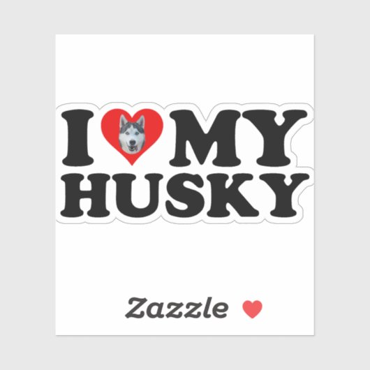 Ik hou van mijn echtgenoot sticker (Vel)