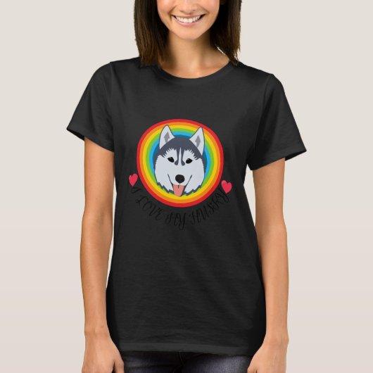 Ik hou van mijn echtgenoot t-shirt (Voorkant)