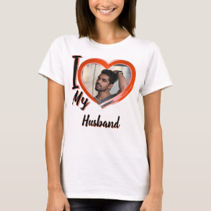 Ik hou van mijn echtgenoot, vrouwen en overhemden t-shirt
