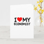 Ik hou van mijn econoom kaart (Gele Bloem)