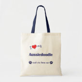 Ik hou van mijn eetduitje (Vrouw Dog) Tote Bag (Voorkant)