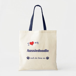 Ik hou van mijn eetduitje (Vrouw Dog) Tote Bag