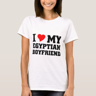 Ik hou van mijn Egyptische Boyfrriend T-shirt
