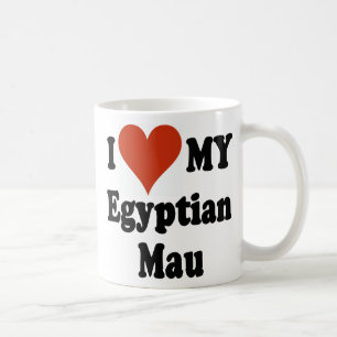 Ik hou van mijn Egyptische Mau Cat Merchandise Koffiemok