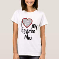 Ik hou van mijn Egyptische Mau - Cute Heart Cat Fo