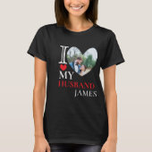 Ik hou van mijn eigen, aangepaste foto van het har t-shirt (Voorkant)