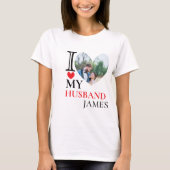 Ik hou van mijn eigen, aangepaste foto van het har t-shirt (Voorkant)