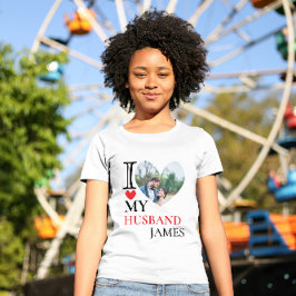 Ik hou van mijn eigen, aangepaste foto van het har t-shirt