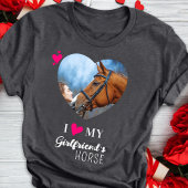 Ik hou van mijn eigen foto T-Shirt voor paarden ui