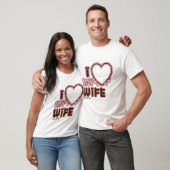 Ik hou van mijn eigen T-shirt met WIFE in PINK (Unisex)