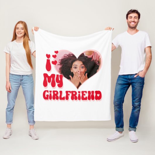 Ik hou van mijn eigen Vriendin Fleece Deken (In situ)