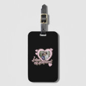 Ik hou van mijn eigen Vriendin foto Bagagelabel (Voorkant (verticaal))