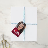 Ik hou van mijn eigen Vriendin foto Cadeaulabel (Met Touw)